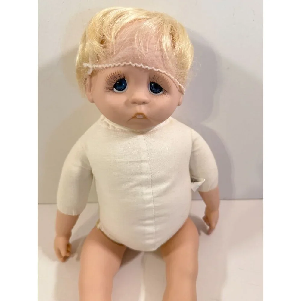 Vintage Gimme A Hug Craft Pouty Doll Bonita Worthing Cute Blonde Boy Teeth